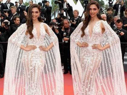 Cannes film festival 2018: Deepika padukone looks stunning in white gown in red carpet event | Cannes 2018: रेड कार्पेट पर दीपिका के वाइट गाउन का जलवा, इस डिज़ाइनर ने किया तैयार