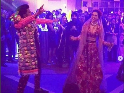 deepika ranveer-wedding in dj night party deepveer dance viral video | वेडिंग पार्टी में DJ पर जमकर थिरके दीपिका-रणवीर, इस अंदाज में बाजीराव ने मस्तानी से किया इजहारे मोहब्बत