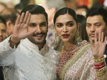 Sweet Hubby Ranveer Singh Carries Deepika Padukone’s Footwear At A Wedding | शादी में पत्नी दीपिका के सैंडल हाथ में लिए पीछे खड़े दिखे रणवीर सिंह, वायरल हुई फोटो