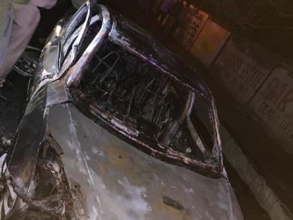 Delhi car caught fire transport businessman died of burns in Bijwasan | Delhi: चलती कार में लगी आग, झुलसकर ड्राइवर की मौत