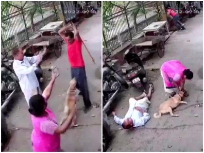 delhi Paschim Vihar man hit neighbour and his dog with iron rod injured 3 victim family viral video case filed | Watch Video: दिल्ली में पालतू कुत्ते के भौंकने पर पड़ोसी ने लोहे की रॉड से किया हमला, पहले मारा कुत्ते को फिर मालिक की पिटाई की, 3 घायल