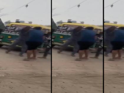Delhi Girl Biker After Smashing Rikshaw Driver's Head For Not Giving Her Way Despite Honking Video Viral | दिल्ली की सड़कों पर 'बुलेट रानी' की गुंडागर्दी, छोटी सी बात पर ऑटो ड्राइवर का फोड़ा सिर; वीडियो वायरल