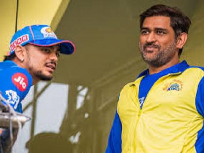MI vs CSK MS Dhoni Meets Ishan Kishan Ahead Of Mumbai Indians vs Chennai Super Kings In IPL 2023 | MI vs CSK: मैच से पहले ईशान किशन से मिले चेन्नई सुपर किंग्स के कप्तान, देखें वीडियो