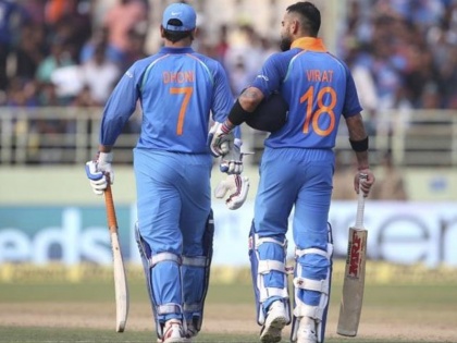 Ind vs Aus: MS Dhoni overhauls Virat Kohli for highest average in successful run chases in ODIs | IND vs AUS: भारत की जीत में धोनी का कमाल, वनडे के इस 'खास' रिकॉर्ड में कोहली को छोड़ा पीछे