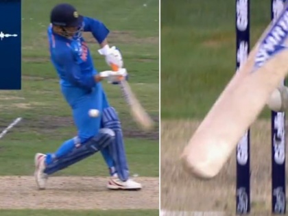 India vs Australia: Did MS Dhoni edge in 3rd Odi, Not much of appeal from Aussies, Video goes viral | IND vs AUS: धोनी थे कैच 'आउट', पर इस 'गलती' से ऑस्ट्रेलिया को नहीं मिला विकेट, वीडियो वायरल