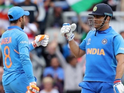 ICC World Cup 2019: MS Dhoni, Ravindra Jadeja writes new history with their partnership against NZ in Semi final | IND vs NZ: धोनी-जडेजा ने भारत की हार के बावजूद किया कमाल, सचिन-गांगुली का रिकॉर्ड तोड़ रचा नया इतिहास