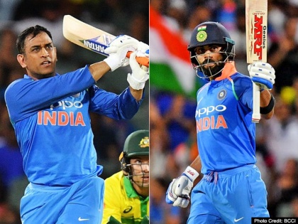 Ind vs Aus, 2nd T20: MS Dhoni and Virat Kohli in race for half-century of sixes, Rohit Sharma looks to surpass Chris Gayle | Ind vs Aus, 2nd T20: धोनी-कोहली के बीच यह रिकॉर्ड बनाने की होड़, रोहित के पास क्रिस गेल को पीछे छोड़ने का मौका