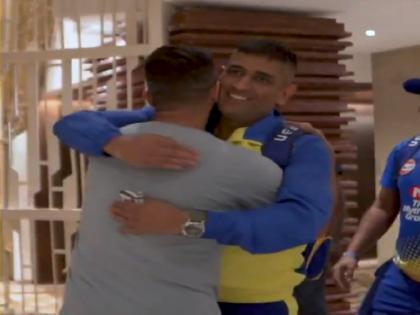 When MS Dhoni pulled Suresh Raina’s leg with Beard turned white remark | जब धोनी ने रैना की टांग खिंचाई करते हुए कहा था, 'दाढ़ी सफेद हो गई', सीएके ने शेयर किया मजेदार वीडियो