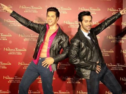 varun dhawan wax statue in madame tussauds | मैडम तुषाद में वरुण धवन को मिली जगह, पहनी 'एबीसीडी 2' की जैकेट