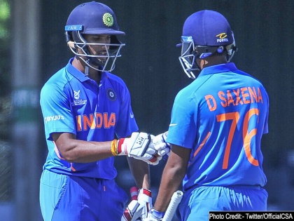 India Under 19 team beat South Africa Under 19 team by 9 wickets in 1st Youth ODI, take lead by by 1-0 in 3 Match Series | भारतीय टीम ने साउथ अफ्रीका को 9 विकेट से हराया, 3 मैचों की वनडे सीरीज में बनाई 1-0 से बढ़त