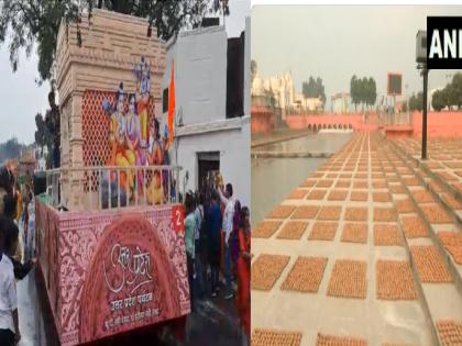 Ayodhya Deepotsav: Preparations for Deepotsav in full swing in Ayodhya; Tableaux were brought out, this Diwali will be special in Ramnagari | Ayodhya Deepotsav: अयोध्या में दीपोत्सव की तैयारीयां जोरों पर; निकाली गई झांकियां, इस दिवाली रामनगरी में रहेगी ये खासियत