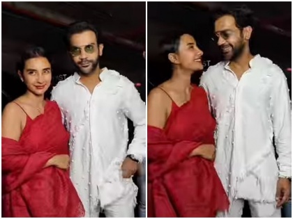 patralekhaa return to mumbai after marriage photographer calls her bhabhiji during first appearance with rajkummar rao | VIDEO: शादी के बाद मुंबई लौटने पर फोटोग्राफर ने पत्रलेखा को बुलाया 'भाभी', अभिनेत्री का यूं था रिएक्शन