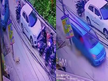 Watch Man Crushing Stray Dog Under His Car In Ghaziabad video viral | Watch: कार चालक की करतूत, सड़क पर सो रहे कुत्ते पर चढ़ाई गाड़ी; जानवर को कुचलकर आरोपी फरार