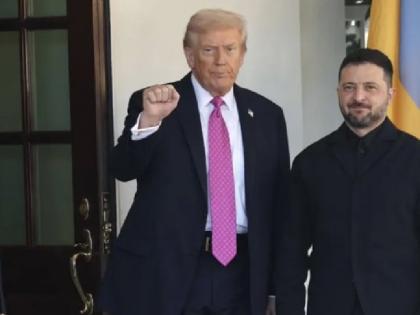 Donald Trump again raised India on Russian oil during his meeting with Zelensky saying India will no longer buy Russian oil | जेलेंस्की से मुलाकात के दौरान ट्रंप ने फिर रूसी तेल का उठाया मुद्दा, बोले- 'अब रूसी तेल नहीं खरीदेगा भारत'