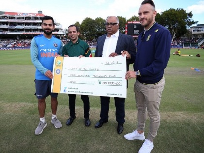 India and South Africa Cricket Team make combined donation for Cape Town water crisis | साउथ अफ्रीका में सीरीज जीत के बाद टीम इंडिया ने जीता दिल, इस बड़ी समस्या के लिए दिया डोनेशन
