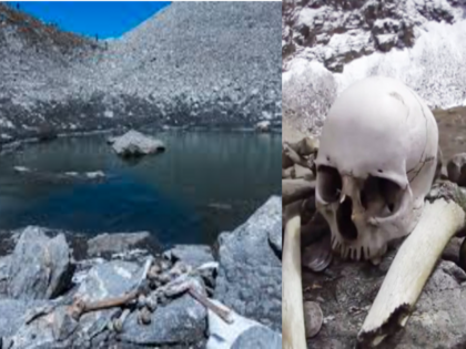 Roopkund lake ka rahasya lake of skeletons Himalaya Uttarakhand Nanda Devi | रूपकुंड झील: यहां बिखरे हैं कंकाल और नरमुंड, 4000 साल पुरानी लाशों का रहस्य आज भी नहीं जान पाए वैज्ञानिक, जानें सबकुछ