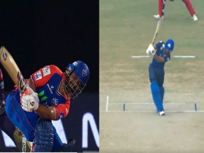 Viral Video Saim Ayub no look shot Rishabh Pant trolling Champions Cup Pakistan | Viral Video: ऋषभ पंत की नकल करने चला था पाकिस्तानी बल्लेबाज, गेंद ही नहीं दिखी, सोशल मीडिया पर जमकर हुई ट्रोलिंग, देखिए