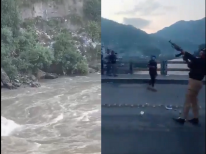 Protest in POK Pakistan army brutality to crush protest Pakistan-occupied Kashmir | Protest in POK: प्रदर्शन कुचलने के लिए दरिंदगी पर उतरी पाकिस्तान सेना, लोगों को नदी में फेंका, एके-47 से फायरिंग, वीडियो