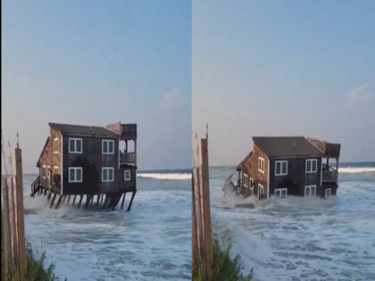 Viral Video house worth Rs 3 crores submerged in the sea horrifying Storm Ernesto North Carolina Banks | Viral Video: 3 करोड़ कीमत वाला घर समंदर में समाया, खौफनाक वीडियो आया सामने, देखिए Viral Video house worth Rs 3 crores submerged in the sea horrifying Storm Ernesto North Carolina Banks | Viral Video: 3 करोड़ कीमत वाला घर समंदर में समाया, खौफनाक वीडियो आया सामने, देखिए