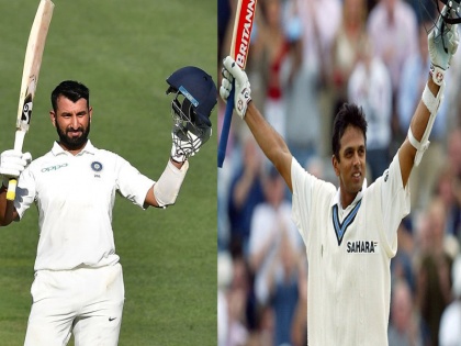 Ind vs Aus: Cheteshwar Pujara completes 3000, 4000 and 5000 Test runs like Rahul Dravid | Ind vs Aus: द्रविड़ और पुजारा के बीच गजब का संयोग, बराबर पारियां खेलकर बनाए 3000, 4000 और 5000 टेस्ट रन