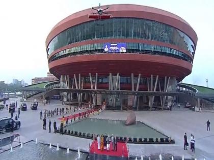 Prime Minister Narendra Modi inaugurated the new ITPO complex 'Bharat Mandapam' by drone | VIDEO: प्रधानमंत्री नरेंद्र मोदी ने ड्रोन से किया नए आईटीपीओ कॉम्प्लेक्स 'भारत मंडपम' का उद्घाटन