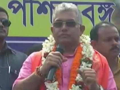 Bengal BJP president Dilip Ghosh said- "In UP and Assam, we came from outside and ate food and killed property-breaking people like dogs, here we will hit them with sticks and bullets" | बंगाल BJP के अध्यक्ष दिलीप घोष ने कहा- "UP व असम में हमने बाहर से आकर खाना खाकर संपत्ति तोड़ने वालों को कुत्तों जैसा मारा, यहां तो लाठी व गोलियों से मारेंगे" Bengal BJP president Dilip Ghosh said- "In UP and Assam, we came from outside and ate food and killed property-breaking people like dogs, here we will hit them with sticks and bullets" | बंगाल BJP के अध्यक्ष दिलीप घोष ने कहा- "UP व असम में हमने बाहर से आकर खाना खाकर संपत्ति तोड़ने वालों को कुत्तों जैसा मारा, यहां तो लाठी व गोलियों से मारेंगे"