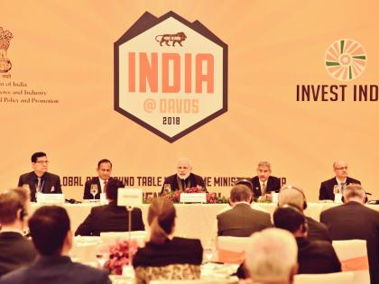 world economic forum 2018: PM narendra modi hosted a roundtable meeting with CEOs of top global companies | WEF 2018 दावोस: पीएम मोदी ने की टॉप 60 CEO से बैठक, बोले- भारत का मतलब है कारोबार