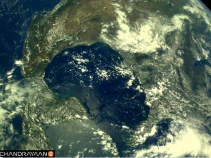 ISRO released the first set of pictures of earth taken from 'Chandrayaan 2' | चंद्रयान 2: इसरो ने धरती की तस्वीरों का पहला सेट जारी किया