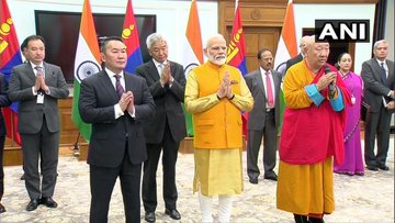 From Delhi, PM Modi unveiled the statue of Lord Buddha at Ulanbator | दिल्ली से ही पीएम मोदी ने किया मंगोलिया की राजधानी में स्थित भगवान बुद्ध की मूर्ति का अनावरण