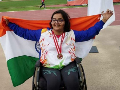 Asian Para Games: Ekta Bhyan wins club throw gold for India | एशियन पैरा गेम्स: एकता भयान ने भारत को दिलाया चौथा गोल्ड, क्लब थ्रो में जीता मेडल