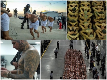El Salvador President nayib bukele shared on Twitter a clip new 40,000 prisoners Mega Jail watch the video | एल सल्वाडोर: राष्ट्रपति ने ट्विटर पर शेयर किया 40 हजार की क्षमता वाला नया 'मेगा जेल' का क्लिप, कड़ी निगरानी में सफेद शर्ट्स पहने ऐसे दौड़ते दिखाई दिए कैदी, देखें वीडियो