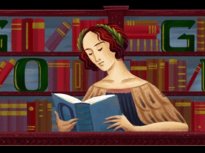 Google Doodle celebrating Elena Cornaro Piscopia 373th birthday | Elena Cornaro Piscopia: गूगल ने दुनिया की पहली पीएच.डी. प्राप्त महिला की 373वें जन्मदिन पर समर्पित किया ये खास डूडल 