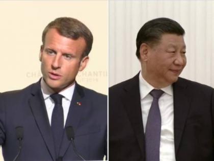 Emmanuel Macron meets Xi Jinping in Beijing | बीजिंग: शी जिनपिंग से मिले इमैनुएल मैक्रॉन, ट्वीट कर कहा- मुझे विश्वास है कि शांति निर्माण में चीन की बड़ी भूमिका है