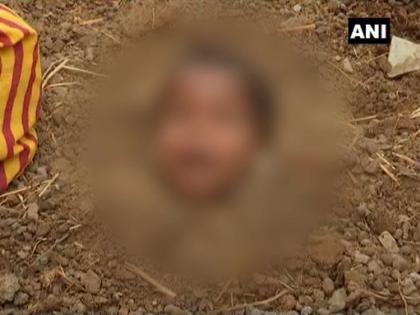 Karnataka: Three specially-abled children were buried up till the neck at Tajsultanpur village in Kalaburagi, during #SolarEclipse | सूर्य ग्रहणः अंधविश्वास में चार दिव्यांग बच्चों को गले तक गोबर युक्त में कीचड़ में गाड़ा, मां-बाप बोले- इलाज से ठीक नहीं हो रहे थे Karnataka: Three specially-abled children were buried up till the neck at Tajsultanpur village in Kalaburagi, during #SolarEclipse | सूर्य ग्रहणः अंधविश्वास में चार दिव्यांग बच्चों को गले तक गोबर युक्त में कीचड़ में गाड़ा, मां-बाप बोले- इलाज से ठीक नहीं हो रहे थे