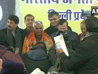 Delhi: Aam Aadmi Party 2019 Lok Sabha candidate Gugan Singh, rejoins Bharatiya Janata Party (BJP). | दिल्ली विधानसभा चुनावः आप को झटका, 2019 लोकसभा चुनाव में प्रत्याशी रहे गुग्गन सिंह फिर से भाजपा में