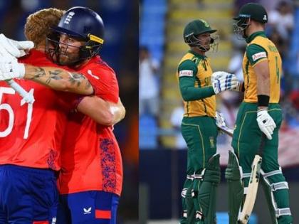 England vs South Africa 45th Match, Super 8 Group 2 Live Score T20 World Cup 2024 Head to Head records pitch report and more point table 2-2 score | ENG VS SA T20 World Cup 2024: अंक तालिका में आगे बढ़ने की होड़, 2-2 के साथ टकराएंगे इंग्लैंड और दक्षिण अफ्रीका के खिलाड़ी, कहां देखें लाइव स्कोरबोर्ड