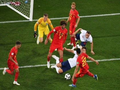 FIFA World cup 2018 belgium beat england 1 0 to reach knockout as top team of group g | FIFA World Cup: इंग्लैंड को हराकर बेल्जियम ने लगाई जीत की हैट्रिक, नॉकआउट में जापान से सामना