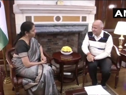 Delhi Finance Minister Manish Sisodia meets Union Finance Minister Nirmala Sitharaman. | वित्त मंत्री निर्मला सीतारमण से मिले मनीष सिसोदिया, यमुना सफाई, केंद्रीय कर, बिजली, पानी सहित कई मुद्दों पर चर्चा