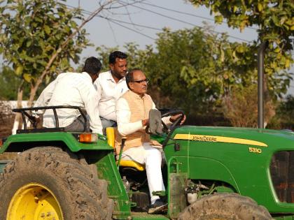 Madhya Pradesh:New avatar of former MP CM Shivraj, came down from the Chief Minister's chair and rode on a tractor | Madhya Pradesh: MP के पूर्व CM शिवराज का नया अवतार, मुख्यमंत्री की कुर्सी से उतर ट्रैक्टर पर हुए सवार