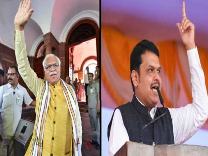 Exit Polls 2019 Haryana Maharashtra assembly election BJP Shivsena to back in Maharastra pridiction | Exit Polls 2019: हरियाणा में बीजेपी की प्रचंड जीत के अनुमान, महाराष्ट्र में भी BJP-शिवसेना गठबंधन की 'बल्ले-बल्ले'