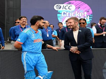 David Beckham was also happy after witnessing Kohli's 50th century said India came at the right time | कोहली के 50वें शतक का गवाह बन कर डेविड बेकहम भी खुश हुए, कहा- सही समय पर भारत आया