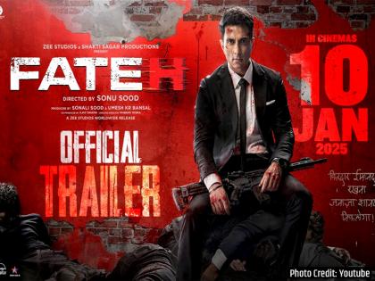 Fateh trailer Out Sonu Sood and Jacqueline Fernandez Movie Release Date 10 January 2025 | Fateh Trailer: फिल्म फतेह का ट्रेलर रिलीज, दोनों हाथों में बंदूक थामे सोनू सूद... Fateh trailer Out Sonu Sood and Jacqueline Fernandez Movie Release Date 10 January 2025 | Fateh Trailer: फिल्म फतेह का ट्रेलर रिलीज, दोनों हाथों में बंदूक थामे सोनू सूद...
