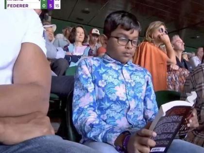This Indian kid bought a book for the book of Federer-Nadal's match of 7 lakh rupees! Picture viral | इस भारतीय बच्चे ने किताब पढ़ने के लिए खरीदा फेडरर-नडाल के मैच का 7 लाख रुपये का टिकट! तस्वीर हुई वायरल This Indian kid bought a book for the book of Federer-Nadal's match of 7 lakh rupees! Picture viral | इस भारतीय बच्चे ने किताब पढ़ने के लिए खरीदा फेडरर-नडाल के मैच का 7 लाख रुपये का टिकट! तस्वीर हुई वायरल