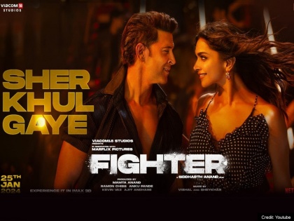 Josh' joined hands with T-Series for Fighter's song 'Sher Khul Gaye', Hrithik-Deepika's chemistry in the song created a stir | फाइटर के सॉन्ग 'शेर खुल गए' के लिए 'जोश' ने टी-सीरीज से मिलाया हाथ, गाने में ऋतिक-दीपिका की केमिस्ट्री ने मचाया बवा