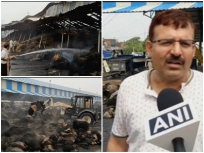 Fire broke out at Anaj Mandi in Ambala Haryana live updates | हरियाणा: अंबाला की अनाज मंजी में लगी आग, दमकल की 16 गाड़ियां मौके पर 