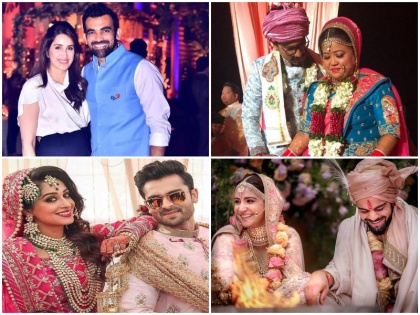 Holi 2018: holi special virat anushka and zaheer sagarika including 5 celebrity couples first holi after marriage | इन पांच सेलेब्रिटी जोड़ी की शादी के बाद है यह पहली होली, विराट अनुष्का के लिए इसलिए है खास