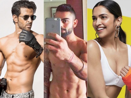 Virat, Deepika, Anushka, Hrithik and many indian celebs take up Rathore's fitness challenge of | विराट के बाद, ऋतिक, दीपिका, अनुष्का, टाइगर ने भी पूरा किया राठौर का 'फिटनेस चैलेंज'