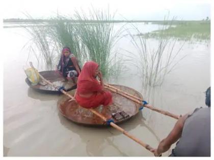 imd Heavy rains in Nepal and devastation in Bihar Ganga, Bagmati, Kamla, Gandak, Kosi rivers cross danger mark flood water in many cities | नेपाल में भारी बारिश और बिहार में तबाही!, गंगा, बागमती, कमला, गंडक, कोसी नदी खतरे के निशान को पार, कई शहर में बाढ़ का पानी