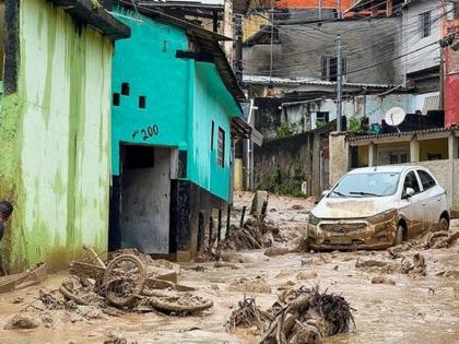 Brazil death toll rises to 40 due to landslides flood more than 300 homeless | ब्राजील में भारी बारिश से तबाहीः भूस्खलन, बाढ़ से मरने वालों की संख्या बढ़कर 40 हुई, 300 से ज्यादा बेघर, राष्ट्रपति ने कहा- जोखिम वाले क्षेत्रोंं में नहीं होगा निर्माण