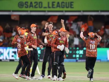 Sunrisers Eastern Cape vs Joburg Super Kings SEC 165-4 JSK 151-8 Sunrisers Eastern Cape won 14 runs Fourth straight win fires SEC to second spot | Sunrisers Eastern Cape vs Joburg Super Kings: लगातार चौथी जीत के साथ अंक तालिका में नंबर-2, गत चैंपियन सनराइजर्स ईस्टर्न केप ने जोबर्ग सुपर किंग्स को 14 रन से हराया